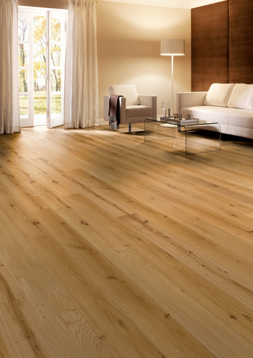Parchet Eurowood Triplustratificat Lăcuit Mat, 1 Lamelă, Stejar Wald
